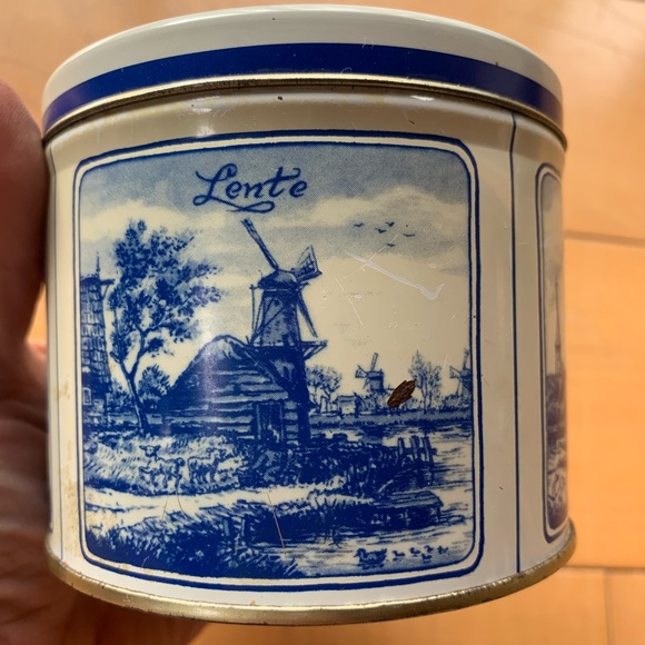 LENTE | Empty Vintage Lente Stroopwaffel Tin - Picture 2 of 9